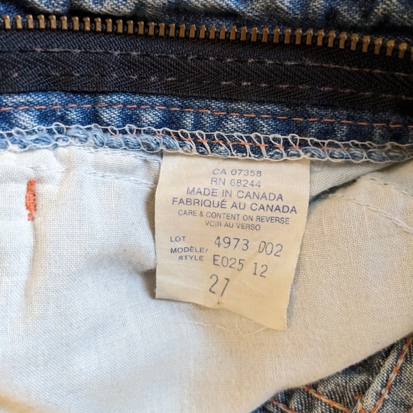 Vintage Hollywood Women's Size 27 100% Cotton Denim Jeans with Flower Pa… - Picture 6 of 15